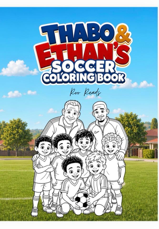 Thabo & Ethan's Soccer Coloring Book