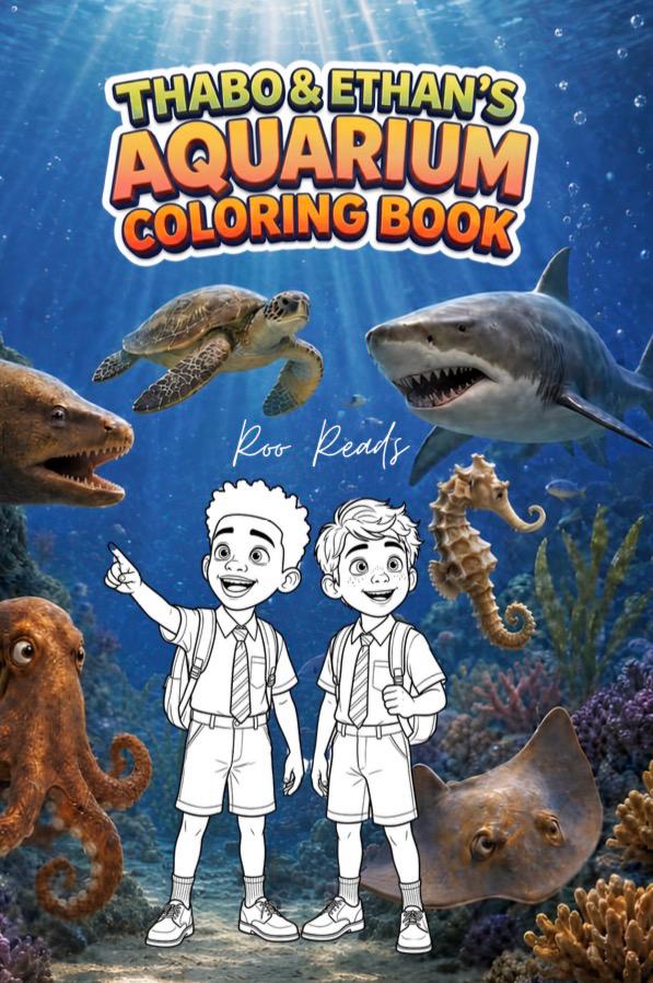 Thabo & Ethan's Aquarium Coloring Book